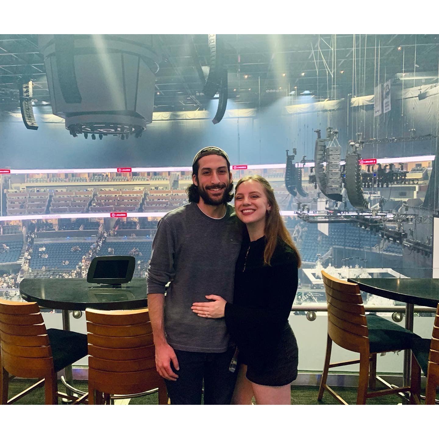 Alli introduced Layne to Florence and The Machine at the Amway Center in Orlando