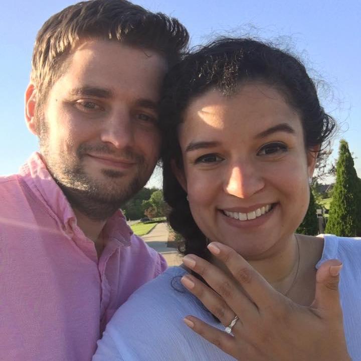 Right after he popped the question!