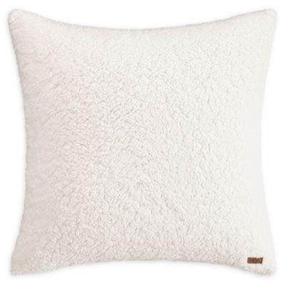UGG™ Sherpa European Pillow Sham in Snow
