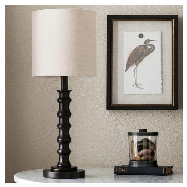 Shiloh Table Lamp Espresso Includes Energy Efficient Light Bulb Bronze - Threshold™