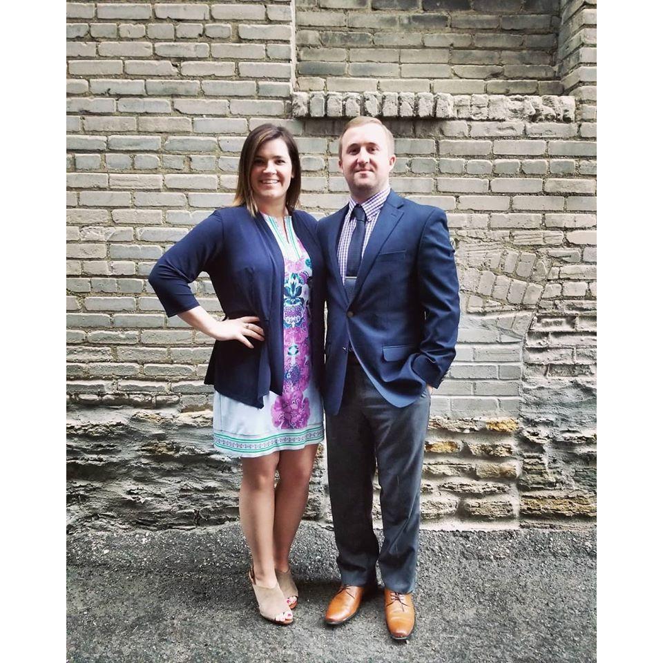 At a wedding in May 2018