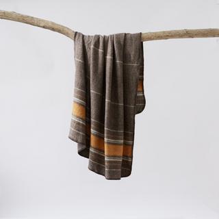 Diablo Striped Wool Throw