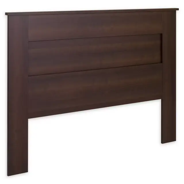 Prepac Flat Panel Queen Headboard in Espresso