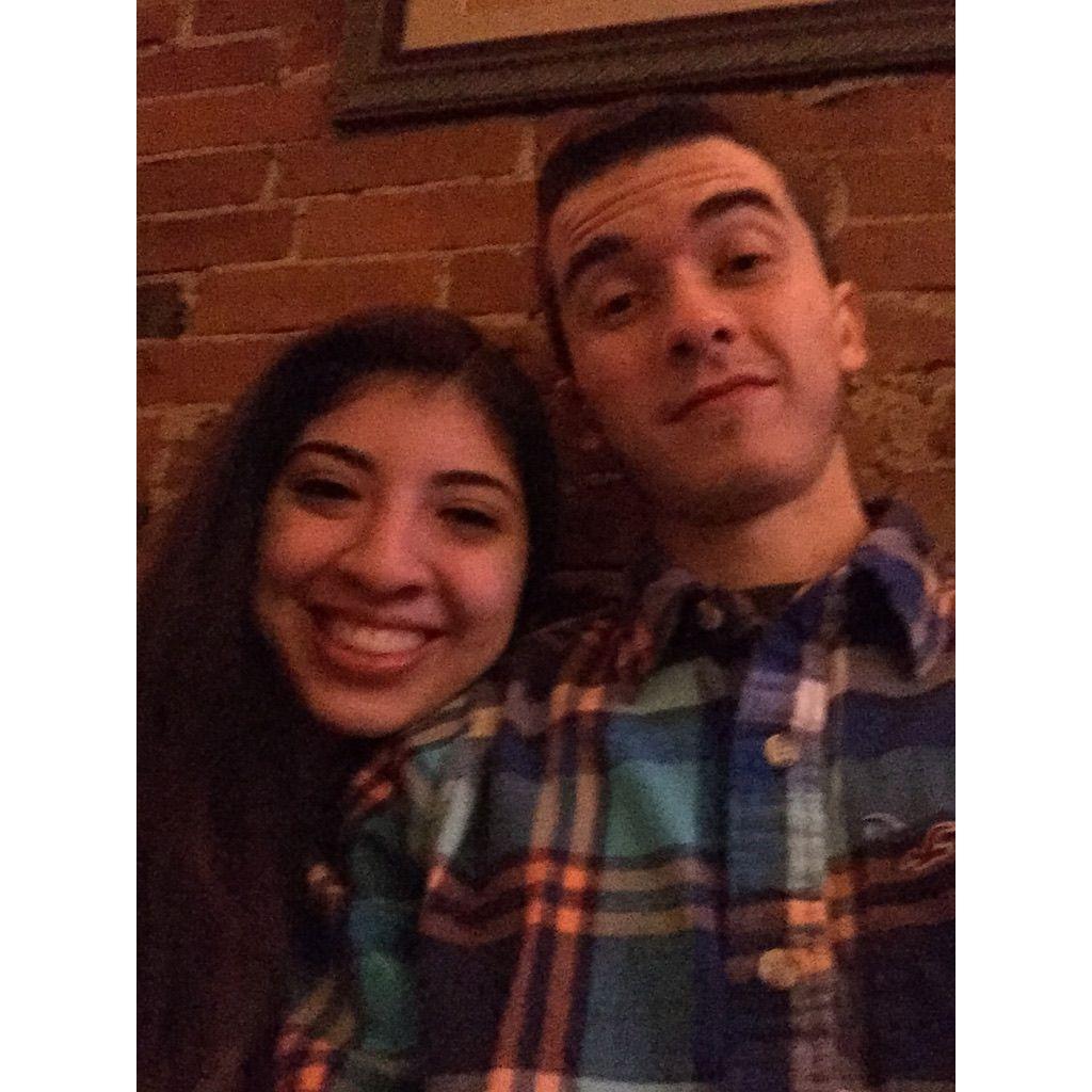 Our first selfie together - 2014