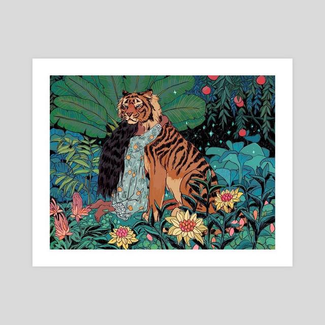 Garden of Rest, an art print by Em Niwa