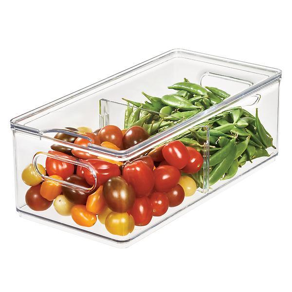 Case of 8 T.H.E. Lg Divided Fridge Bin