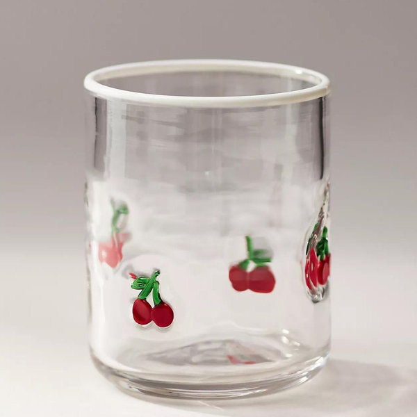 Cherry Icon Juice Glass
