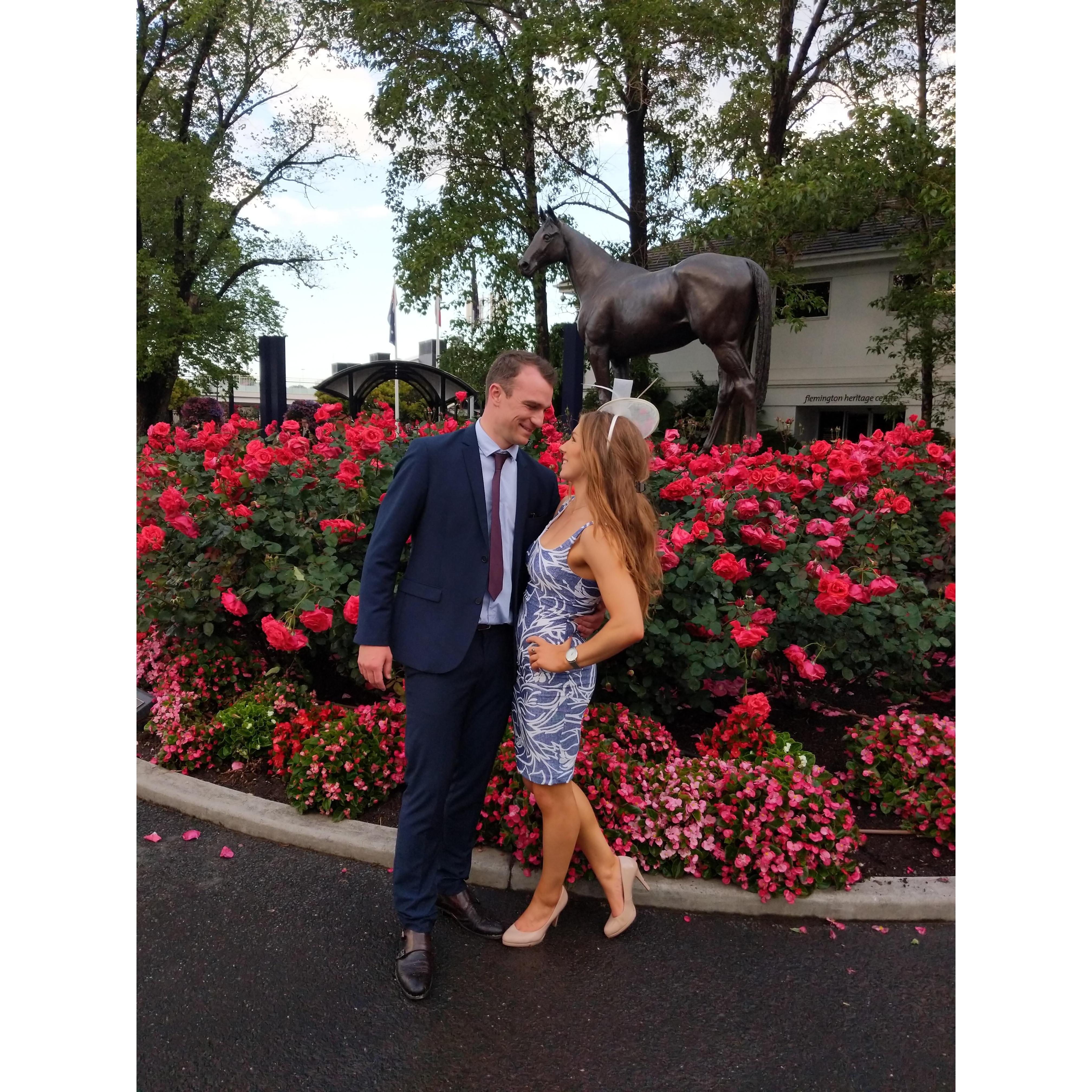 5 years after going to Melbourne Cup together for the first time.