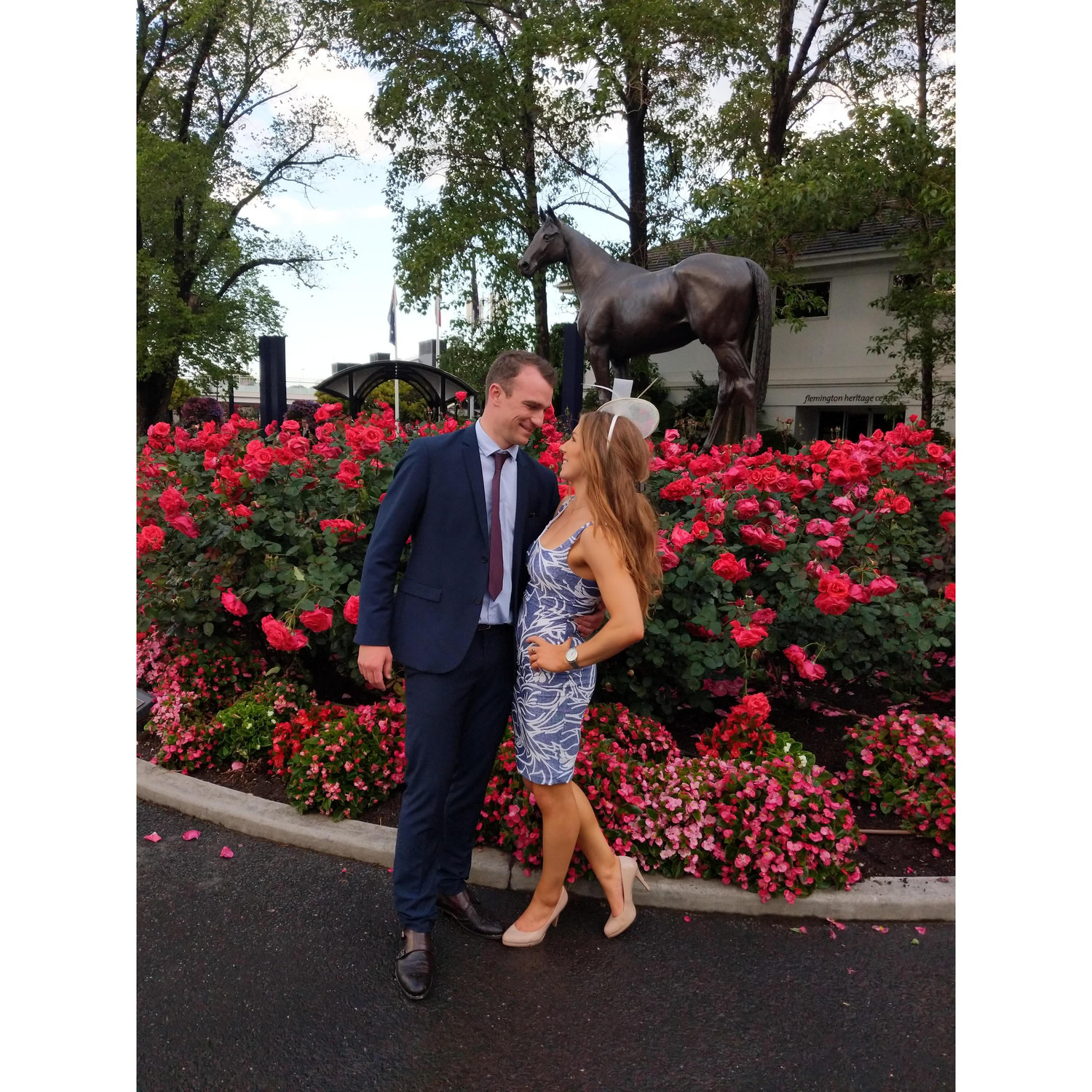 5 years after going to Melbourne Cup together for the first time.