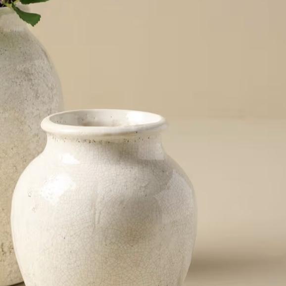 Marie Distressed Crackle Vase