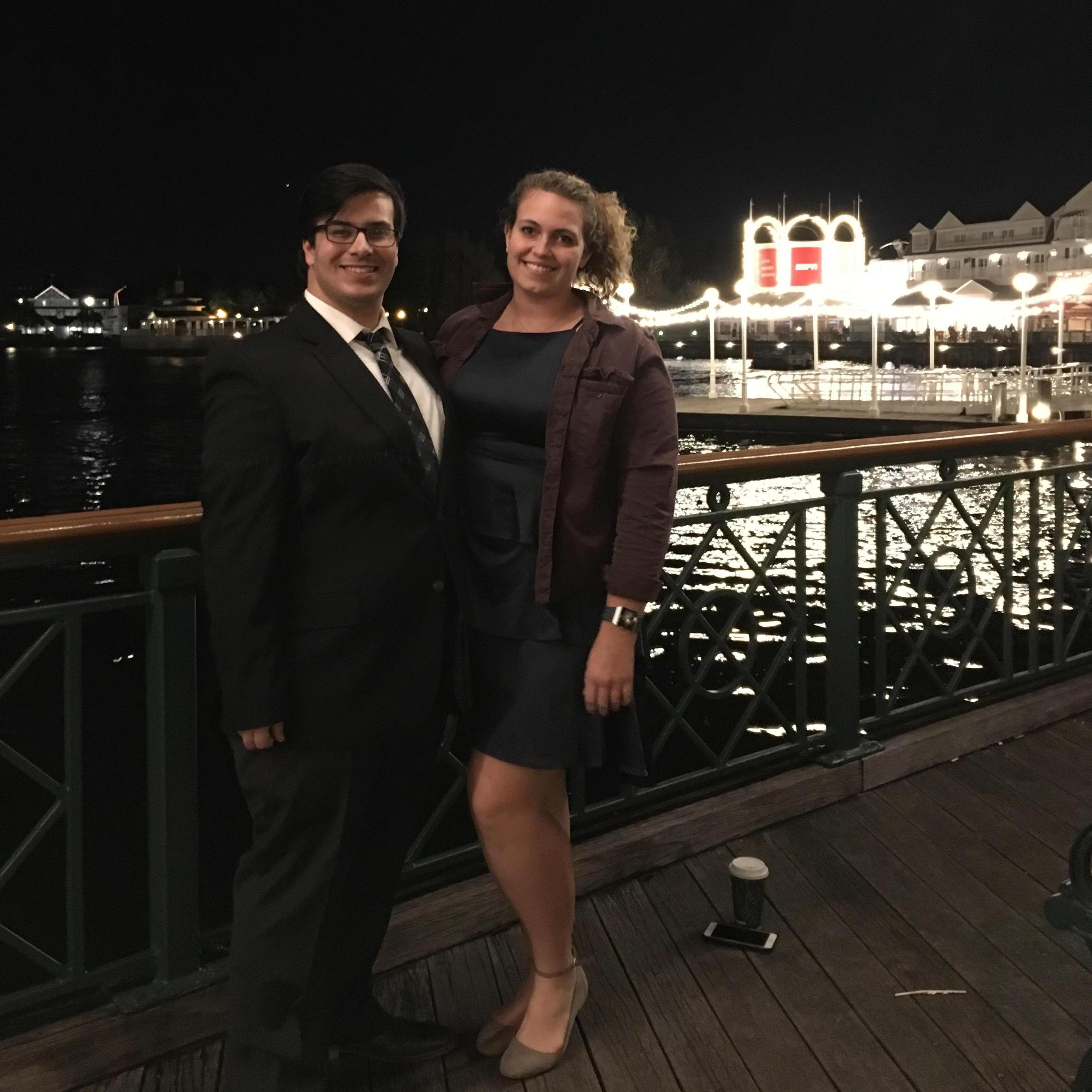 1st Anniversary! Disney Boardwalk. Night full of dancing and a broken-down car haha 1/5/2019