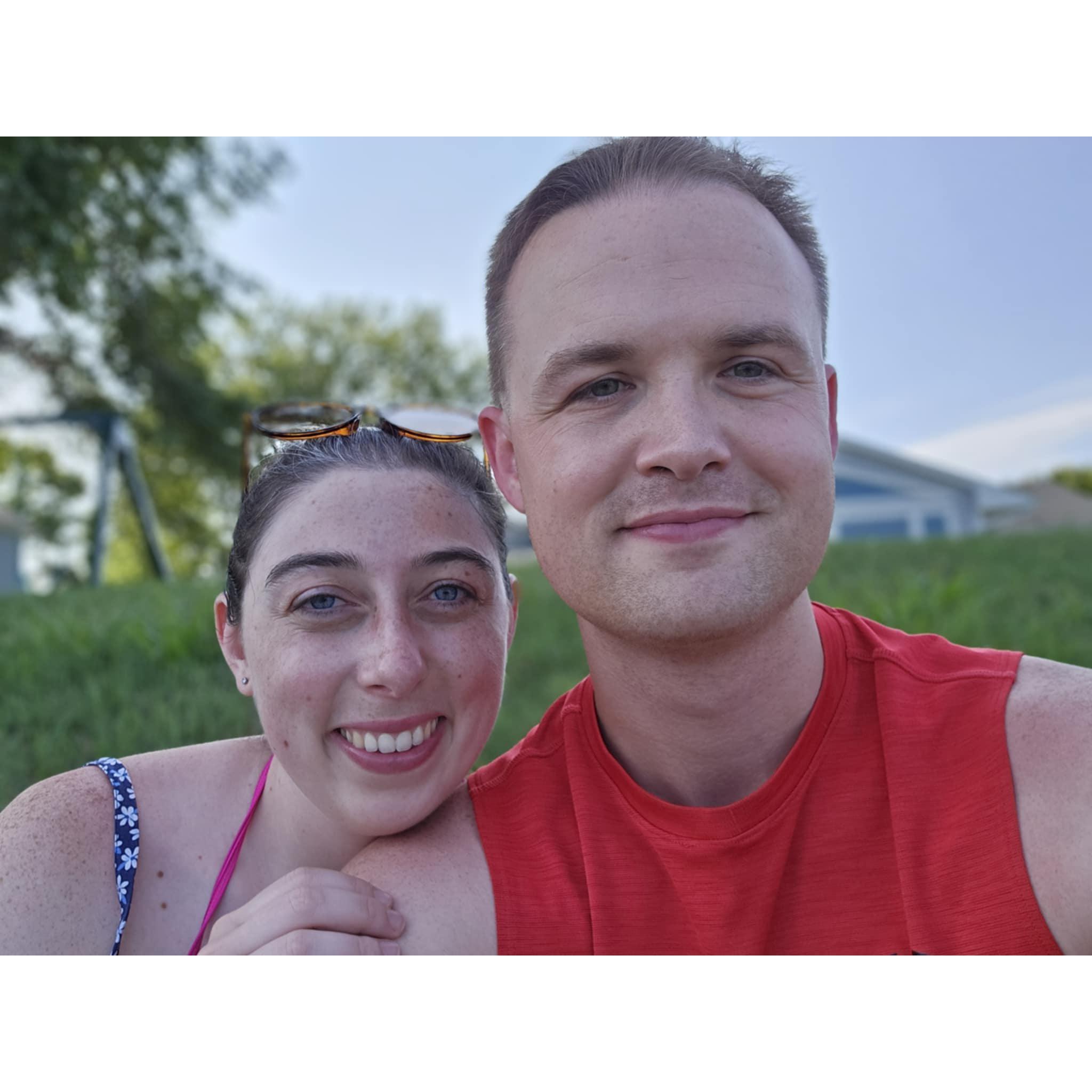 Enjoying a Sunset Together
July of 2024