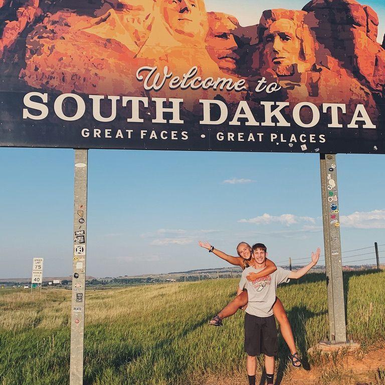 Our first ever road trip together!