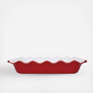 Ruffled Rectangular Baker