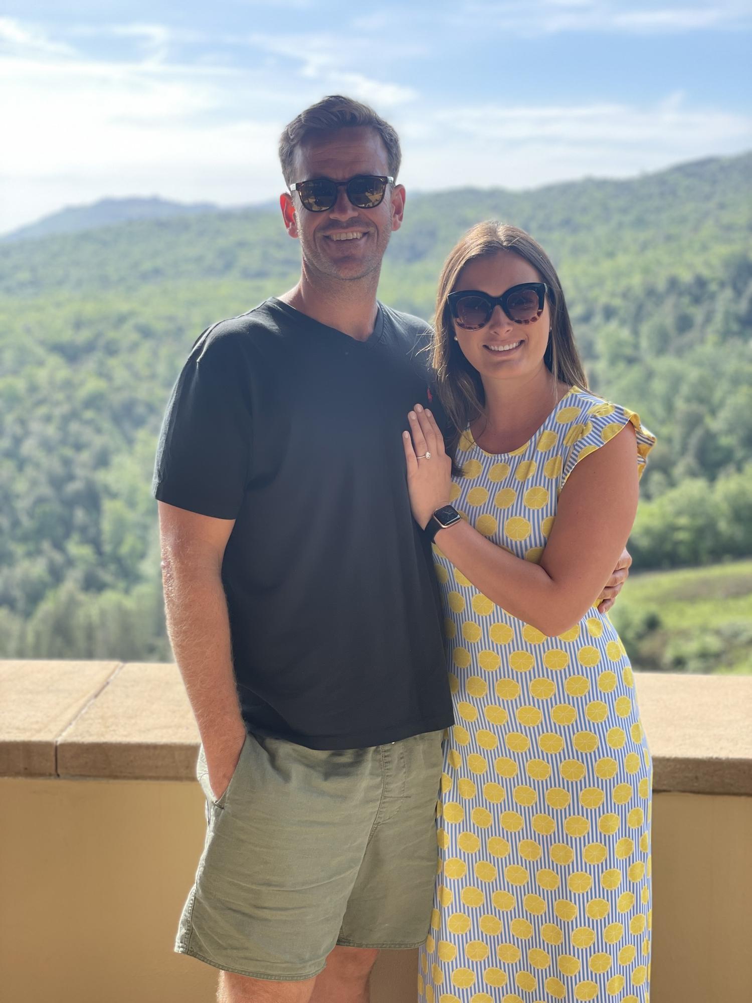 Engaged in Tuscany!