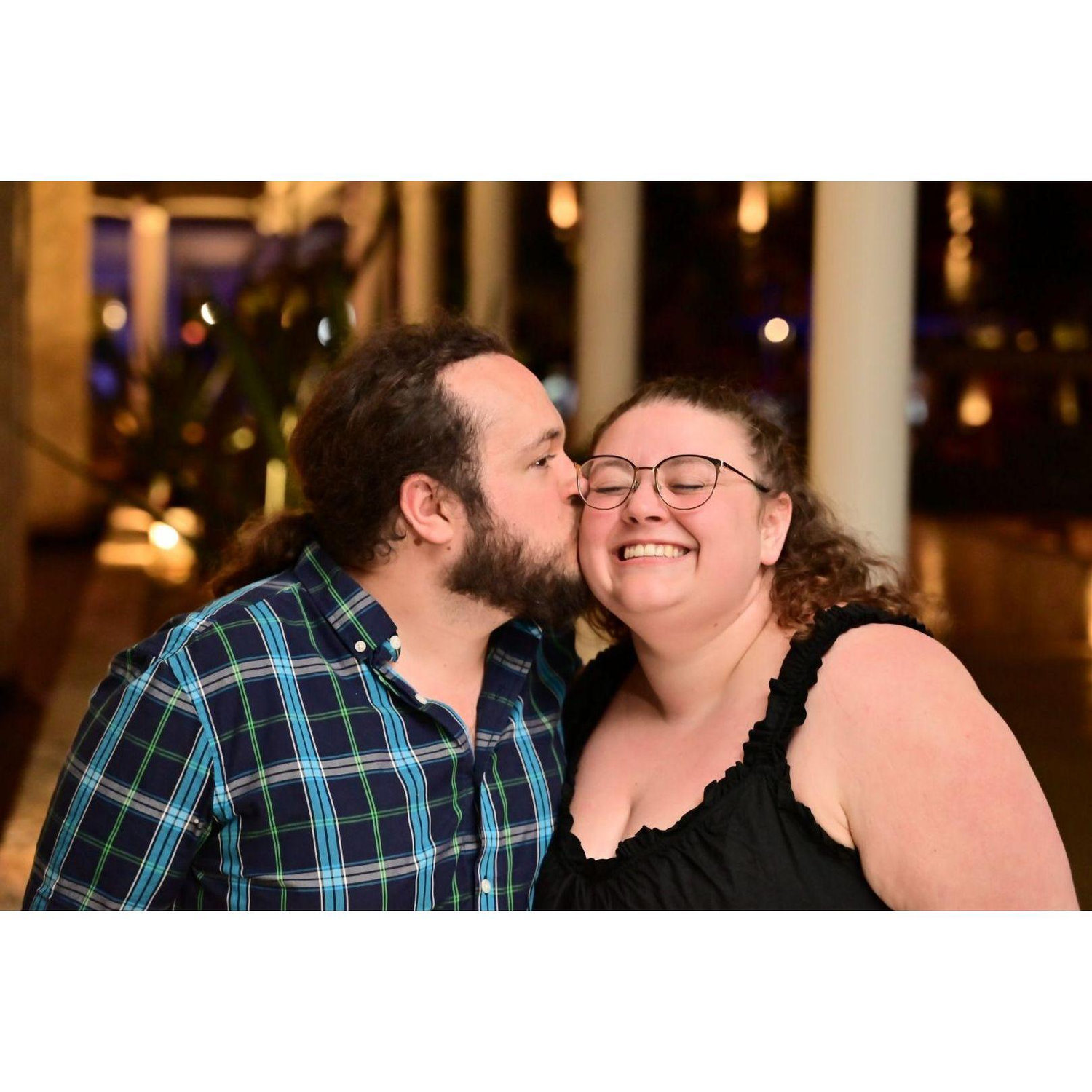 A few days before our engagement... on our first ever vacation together.