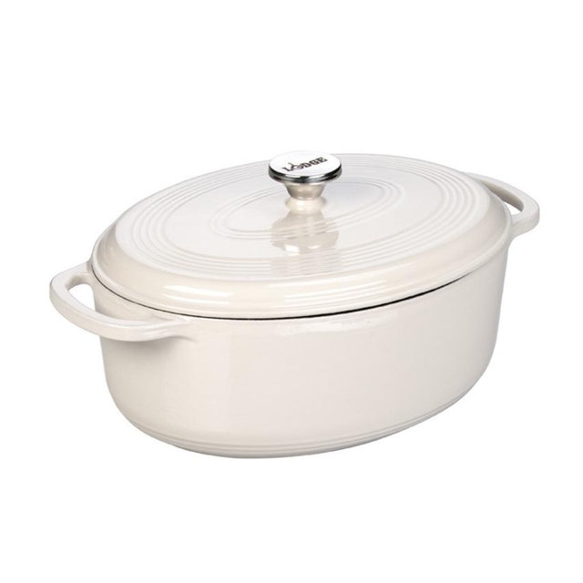 Enameled Oval Dutch Oven | Lodge Cast Iron