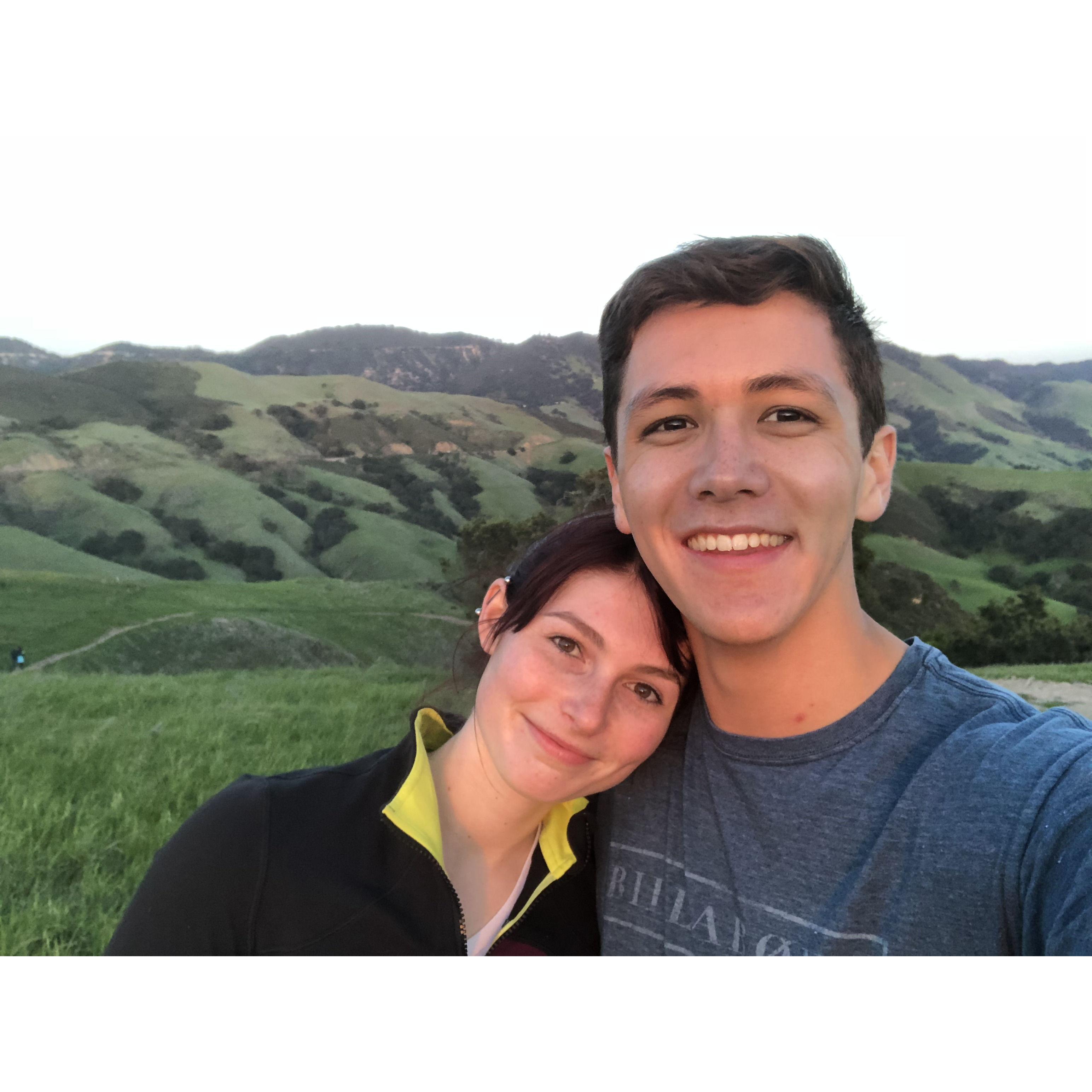 Our first ever picture together: April 13, 2018