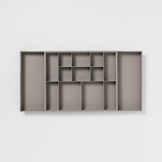 Expandable Drawer Organizer Gray - Room Essentials™