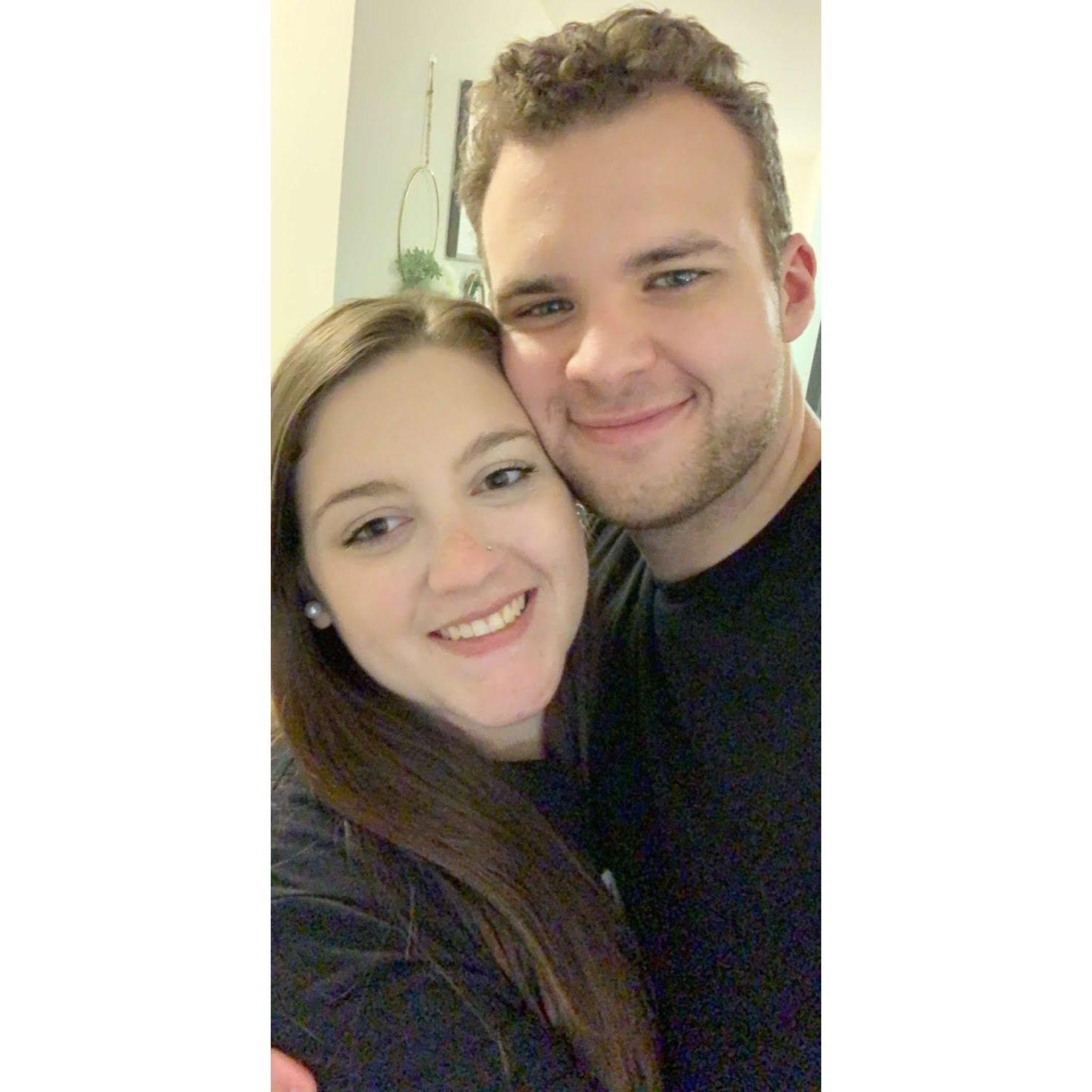 The first weekend in our first apartment!
