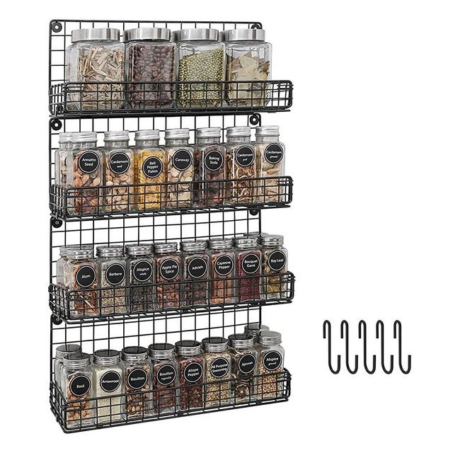 Simplehouseware Stackable Can Rack Organizer Silver