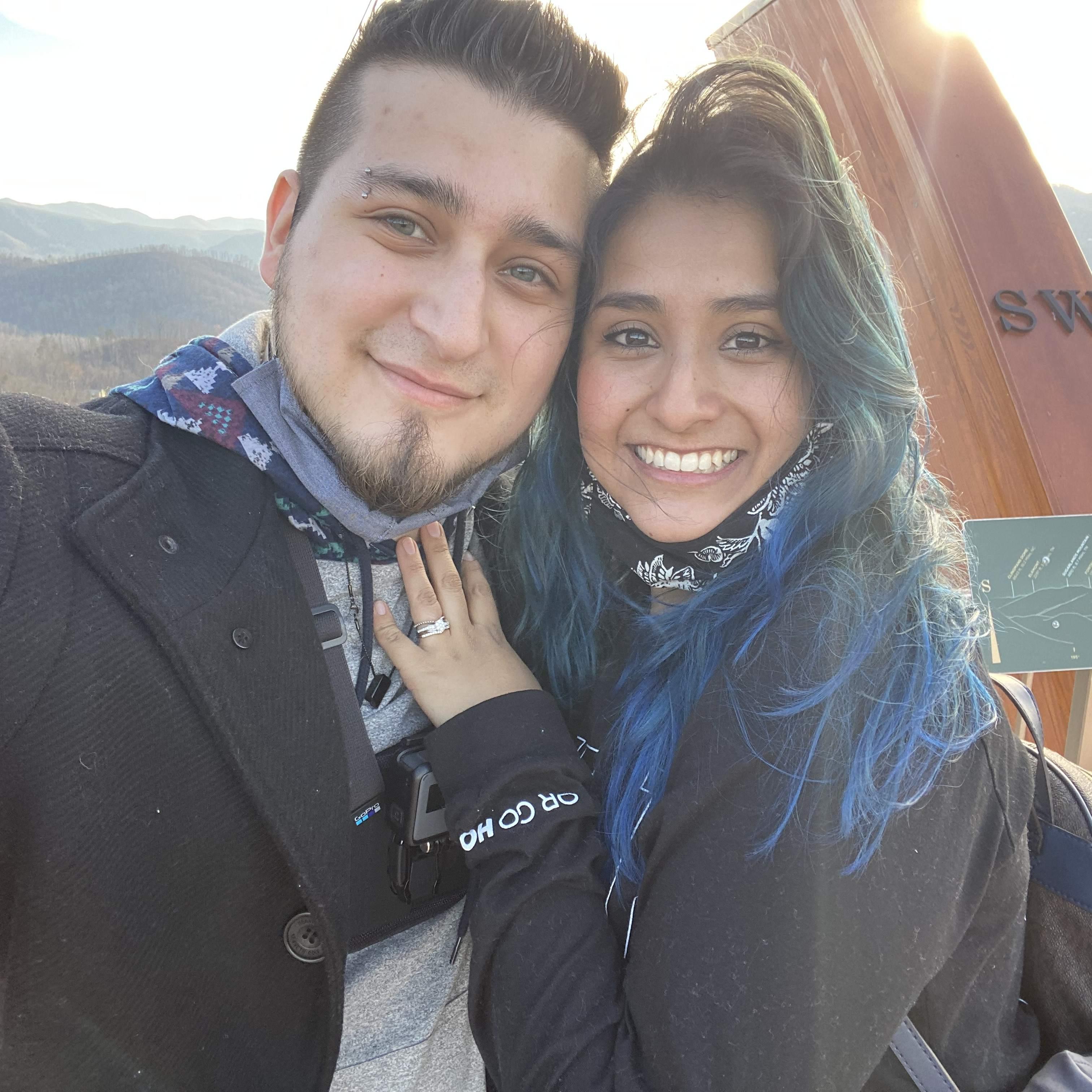 After he proposed.