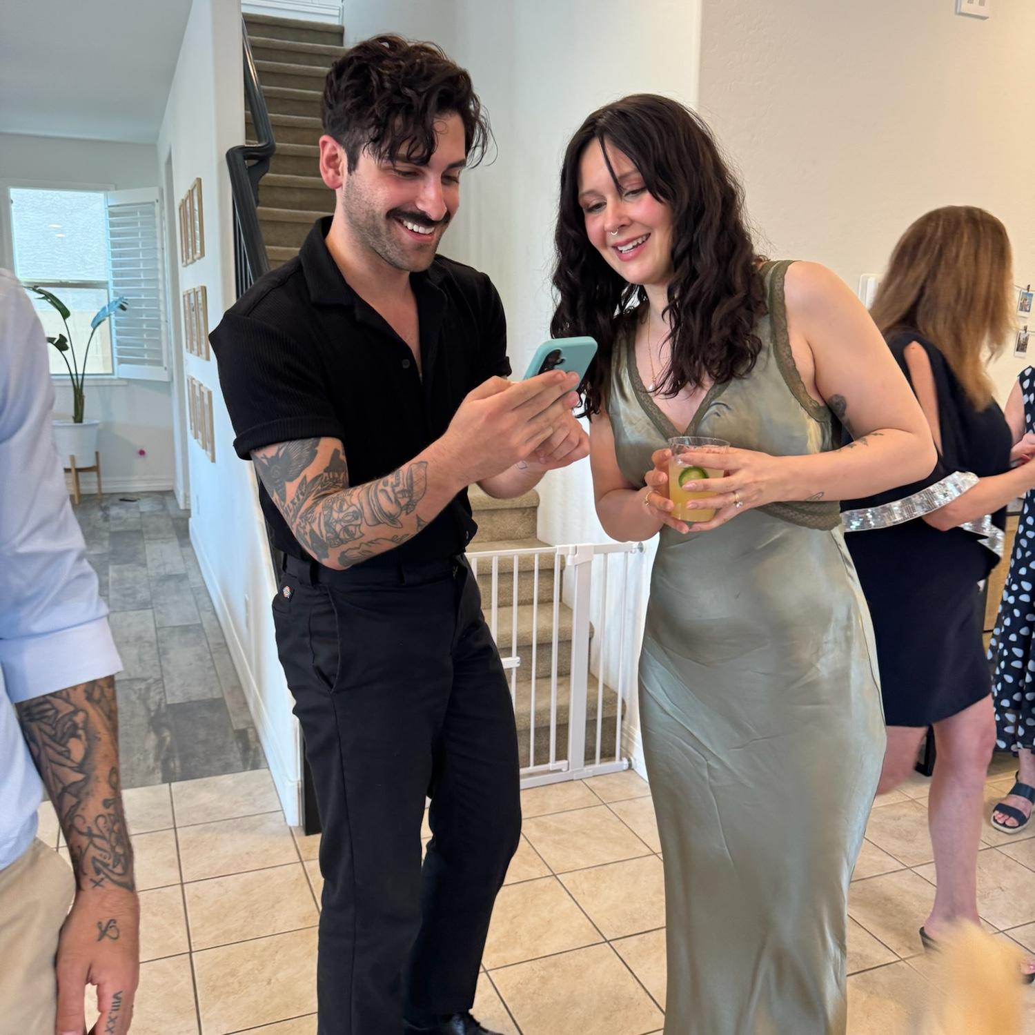 Seth’s brother (Halen) and wife (Lauren)