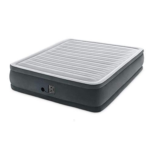Intex Comfort Plush Elevated Dura-Beam Airbed with Internal Electric Pump, Bed Height 18"