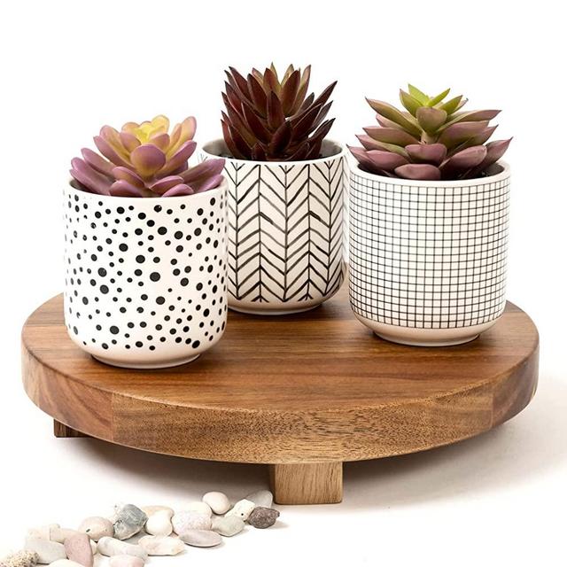 Kurrajong Farmhouse round pedestal riser board | acacia wood display board | pedestal board | round pedestal riser | soap stand | acacia wood riser | kitchen display stand | plant holder