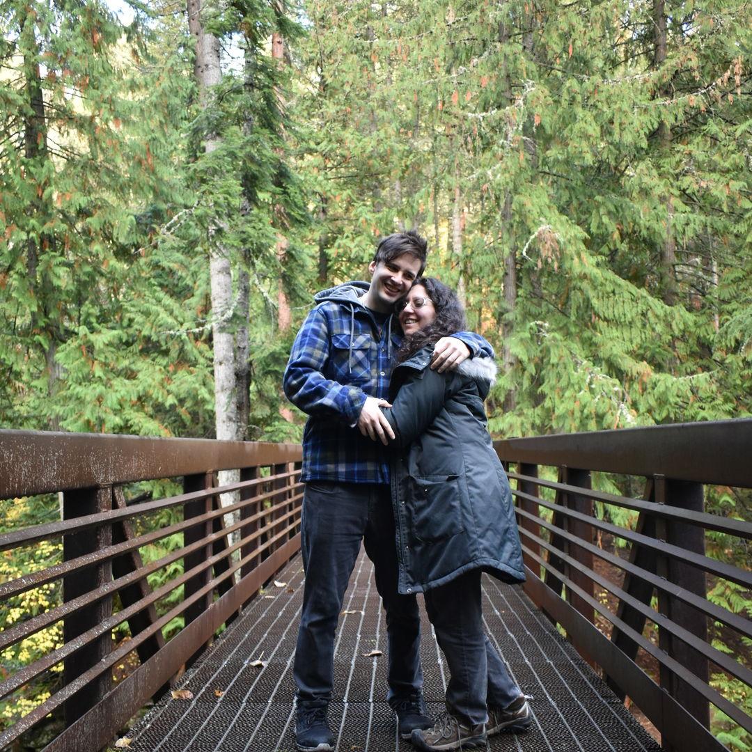 Together at a beautiful forest hike in Idaho that our good friends Sonya and Orion Crocker took us to.
Photo courtesy of our good friend, Orion Crocker
Bonners Ferry, ID, October 29th, 2025