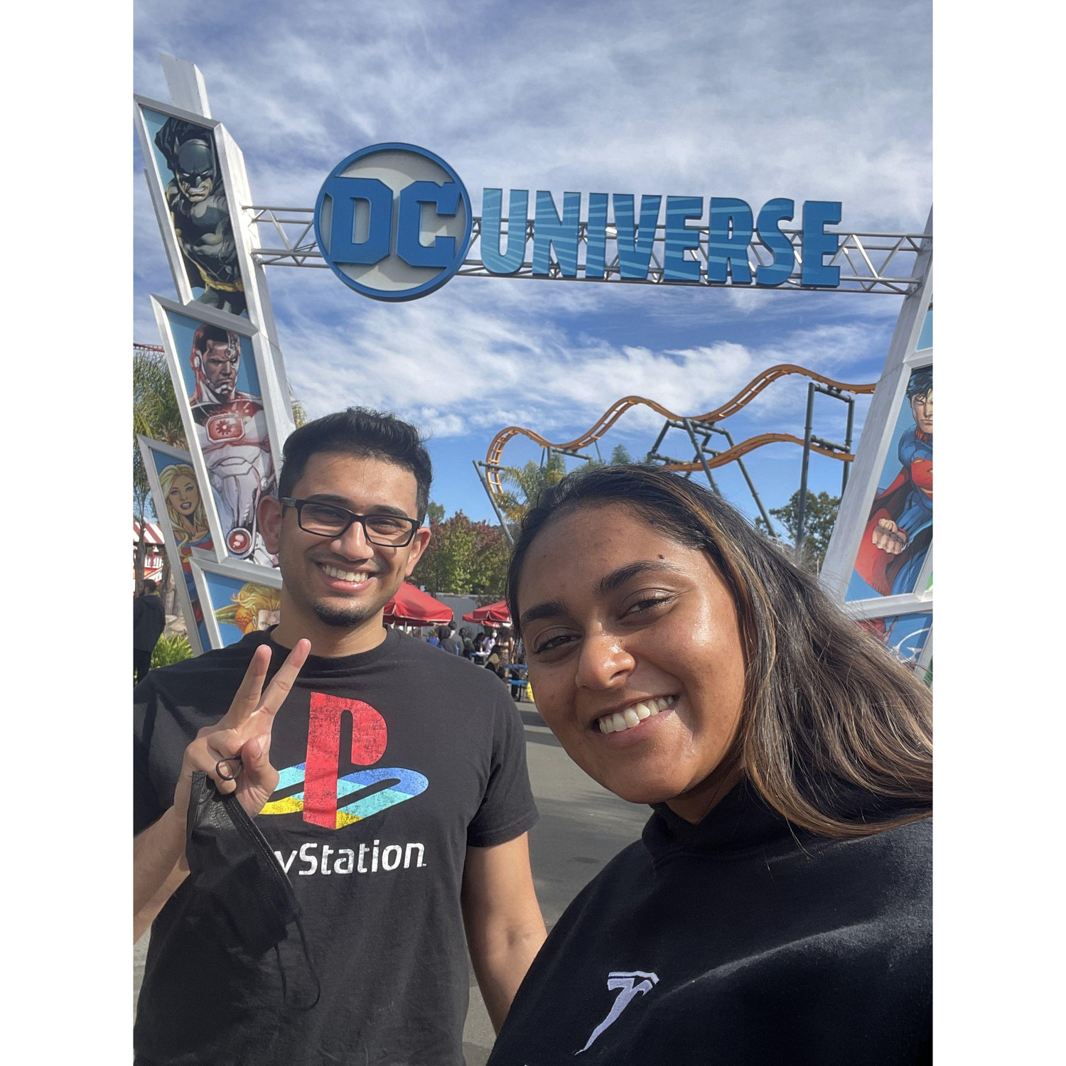 First time at Six Flags in California