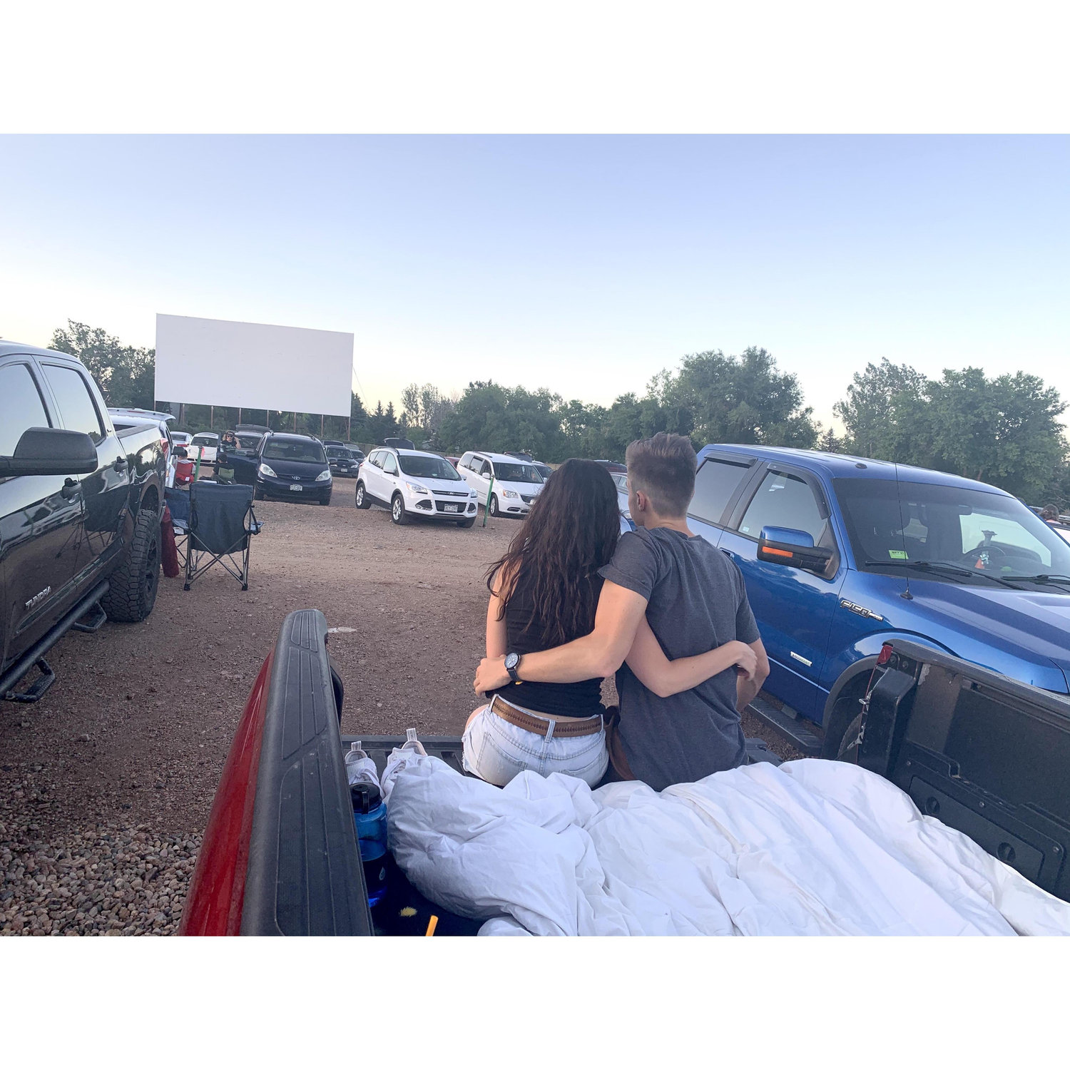 Drive-in movie date