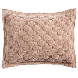 Velvet Lattice Handcrafted Quilted Sham