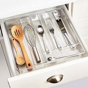 InterDesign - iDesign® Linus Acrylic Expandable Cutlery Tray