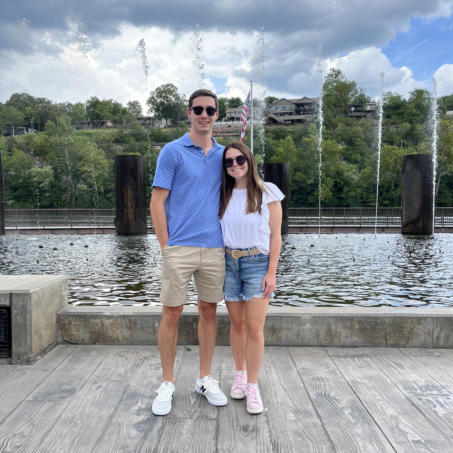 First post-college vacation together in Branson, MO (August 2022)