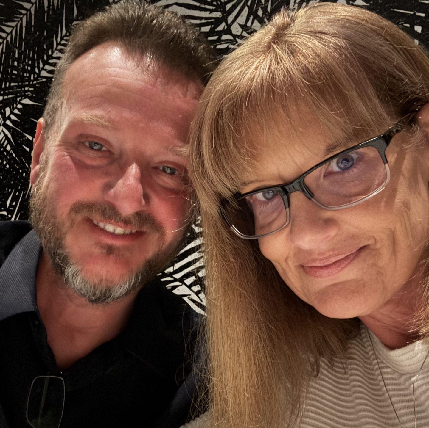 Our first Valentine's Day together.