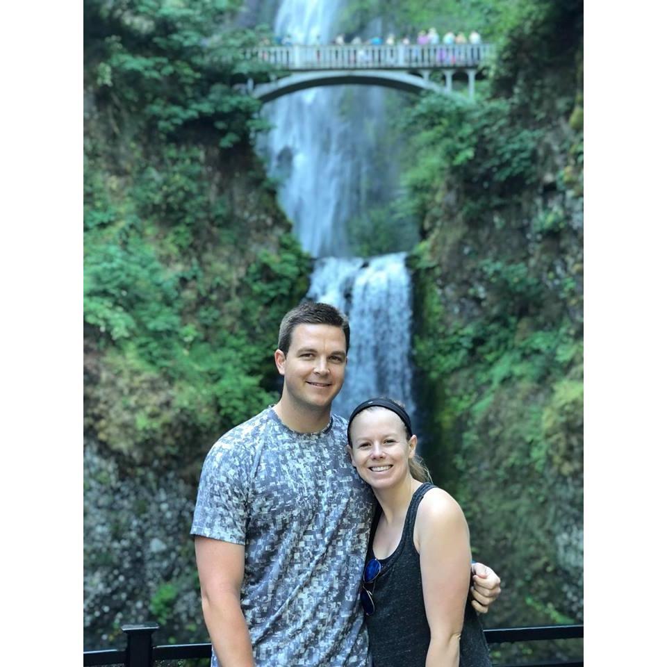 Right before we got engaged on that bridge!