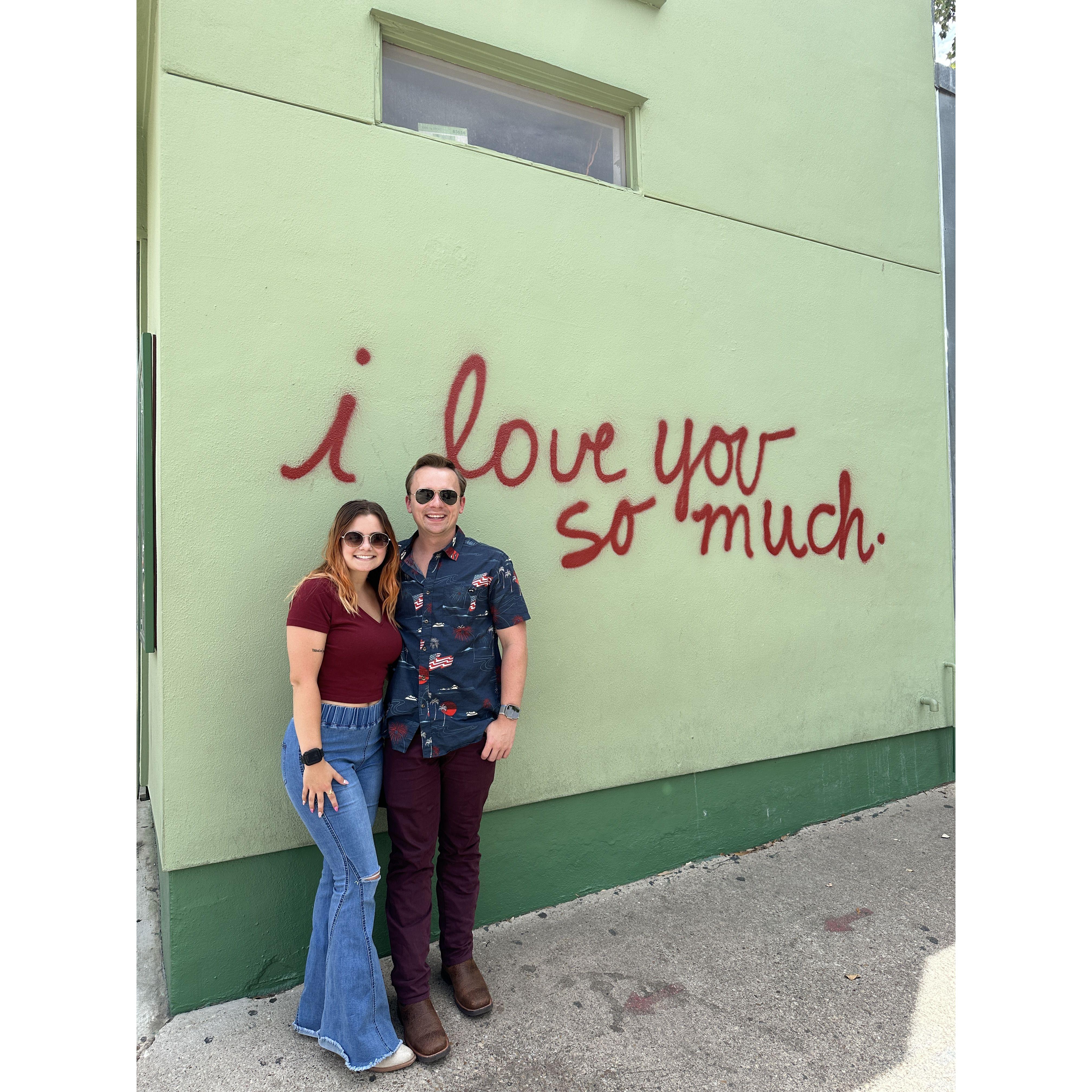 Paige loves her roots... Austin, TX had it all... to include this classic.