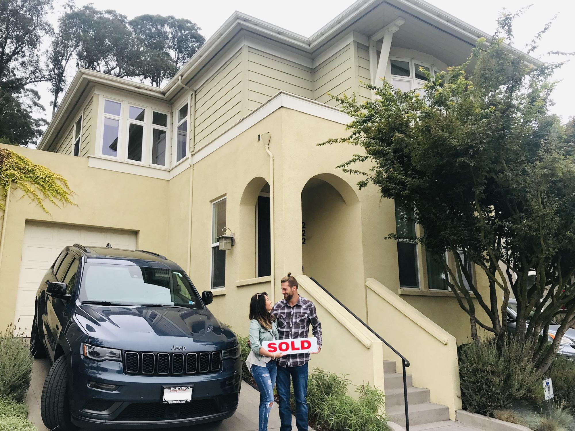 The first day as new homeowners August 29, 2020