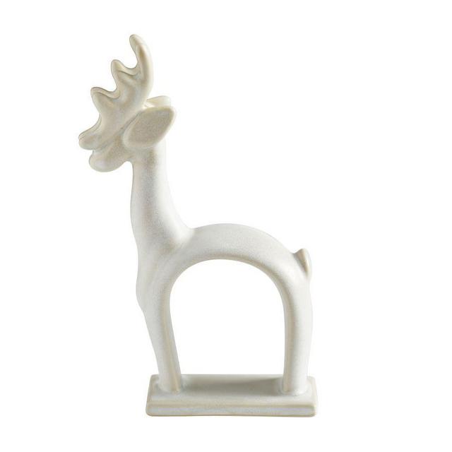 Stag Stoneware Napkin Rings - Set of 4