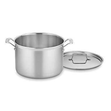 Cuisinart MCP66-28N MultiClad Pro Stainless 12-Quart Stockpot with Cover