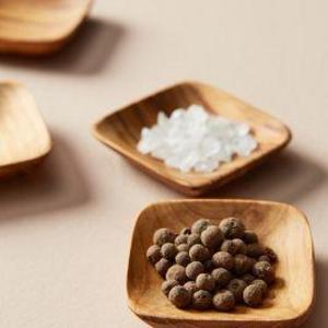 Teak Mini Square Bowl Set