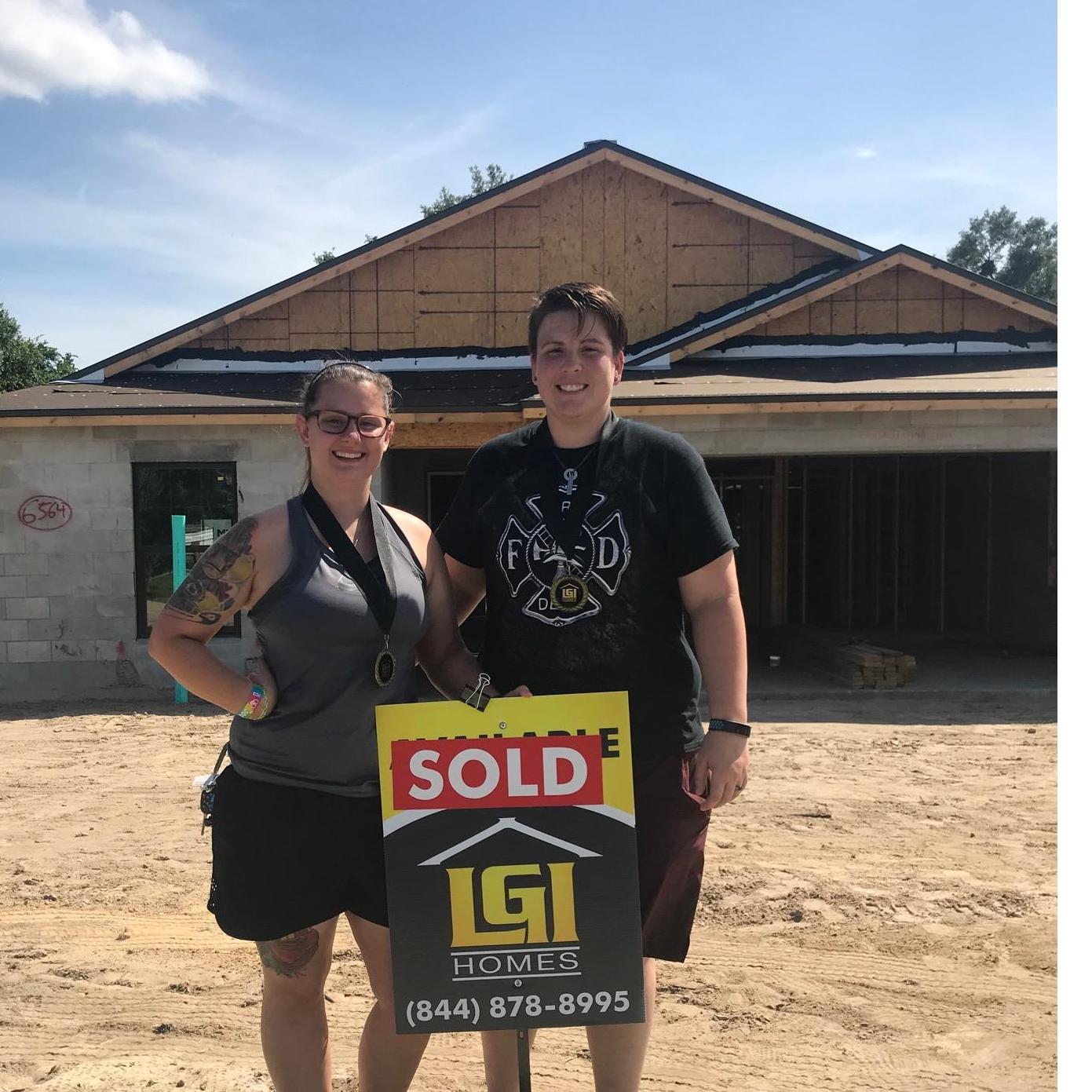 Our first home together. We ran for that.