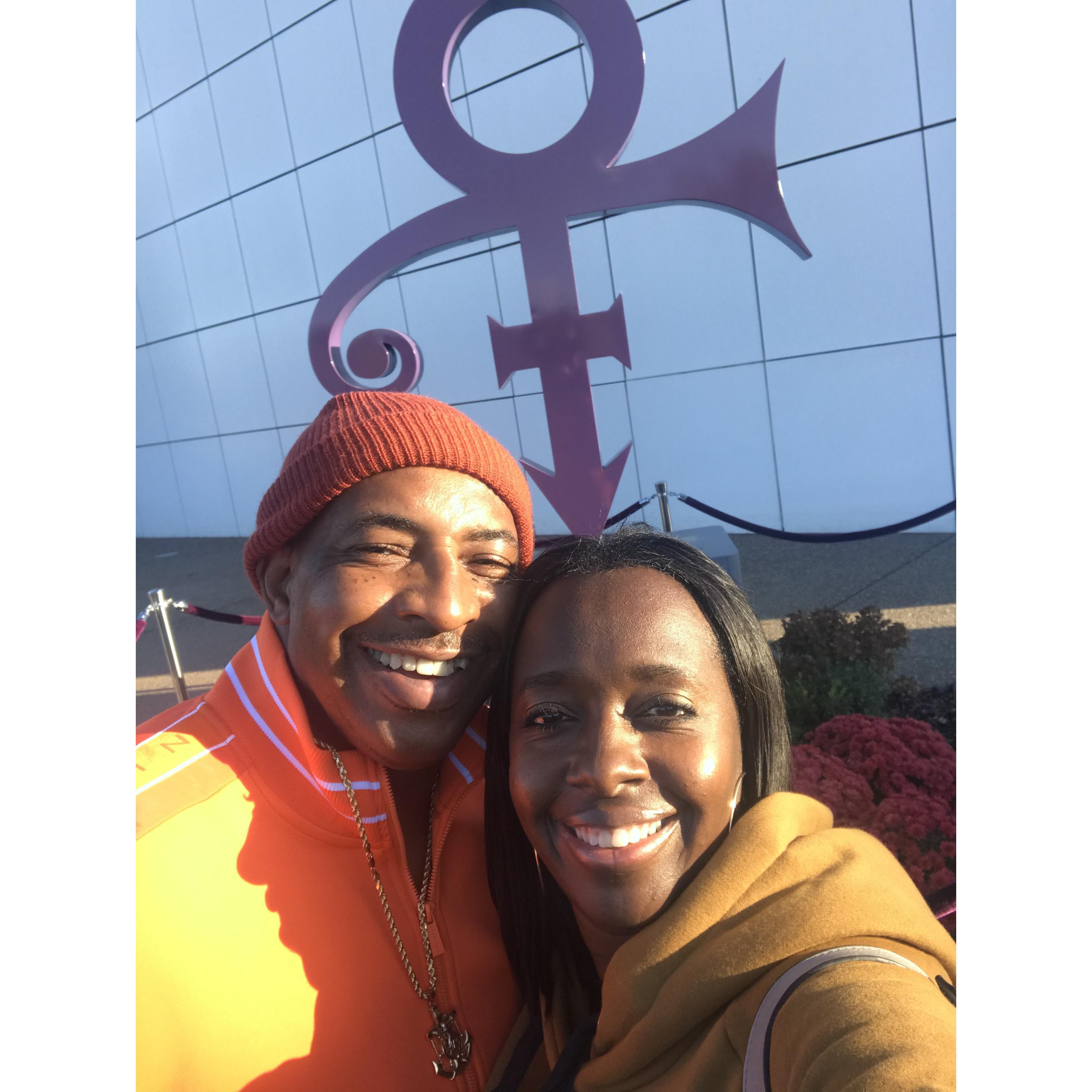 Enjoying the purple “reign” at Paisley Park