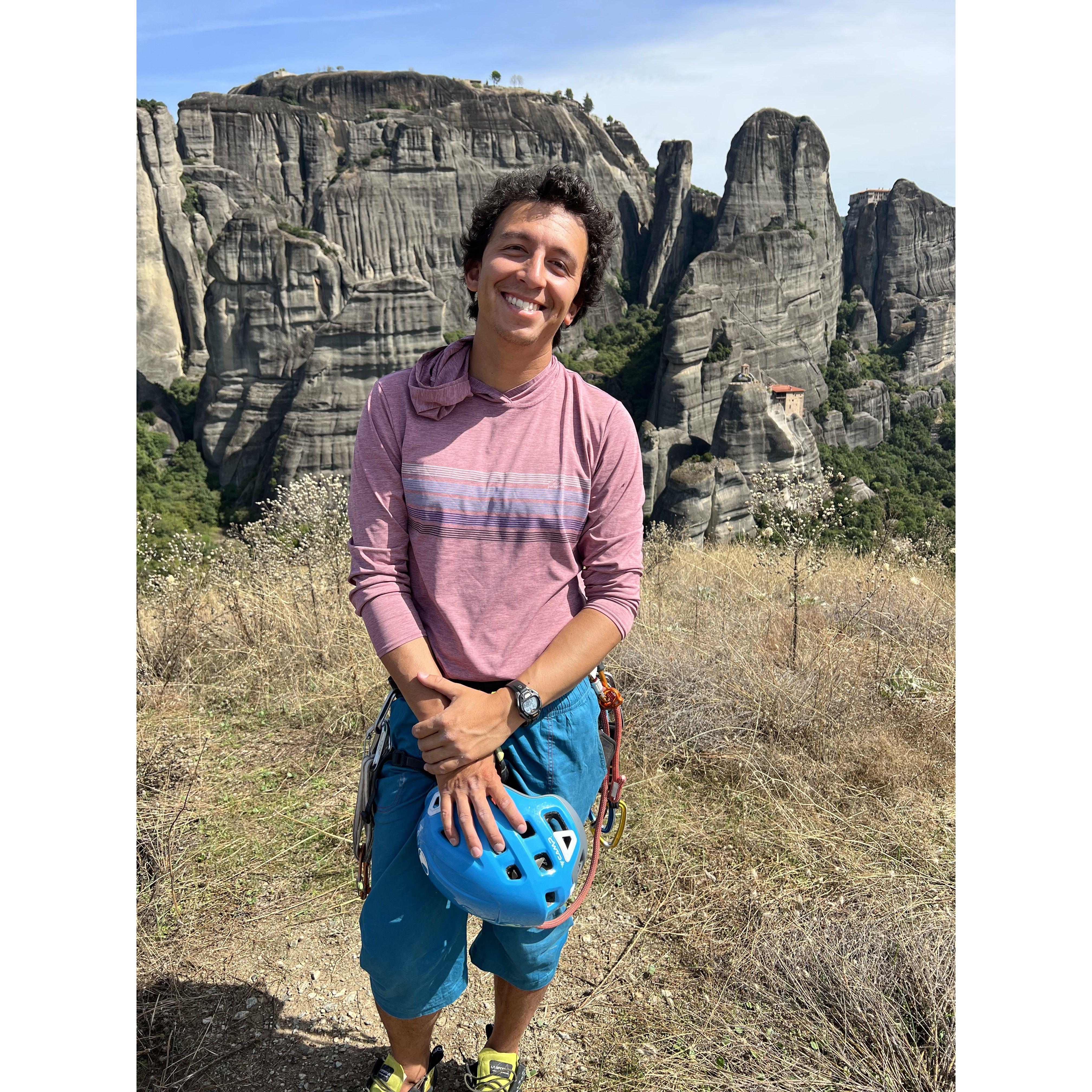 In the mountains of Meteora | Greece