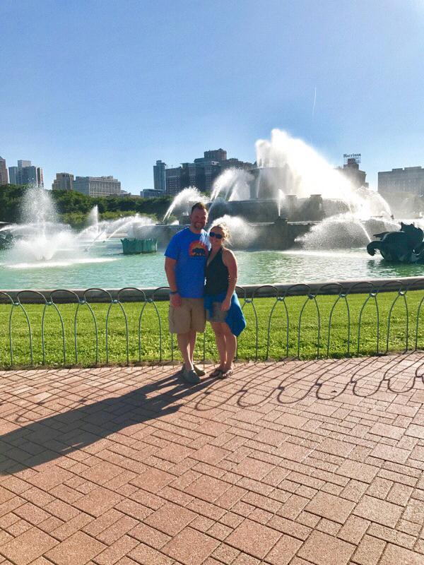 Buckingham Fountain in Chicago! (Love and marriage, love and marriage)