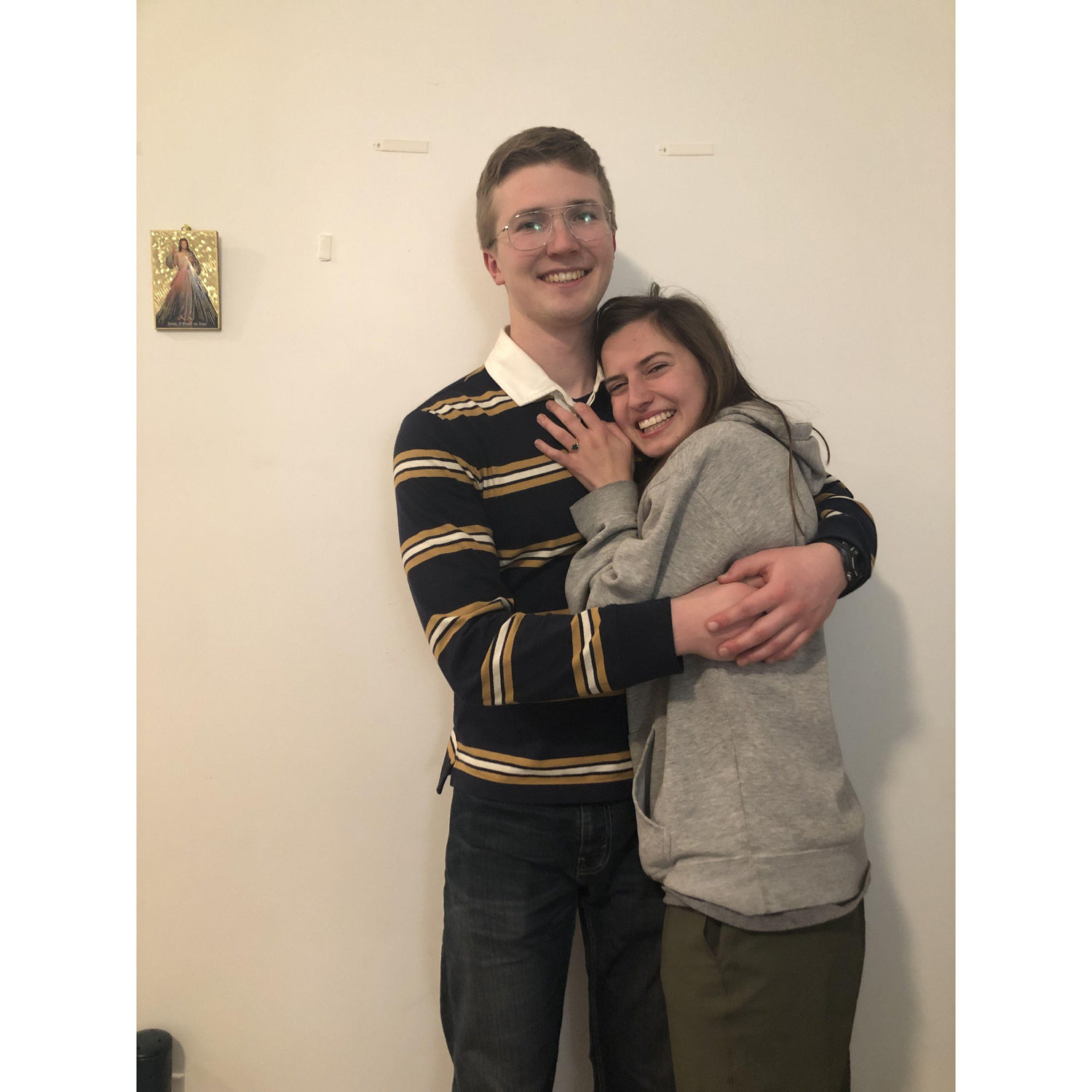 Taken upon their return to Lizzy's house after Peter proposed