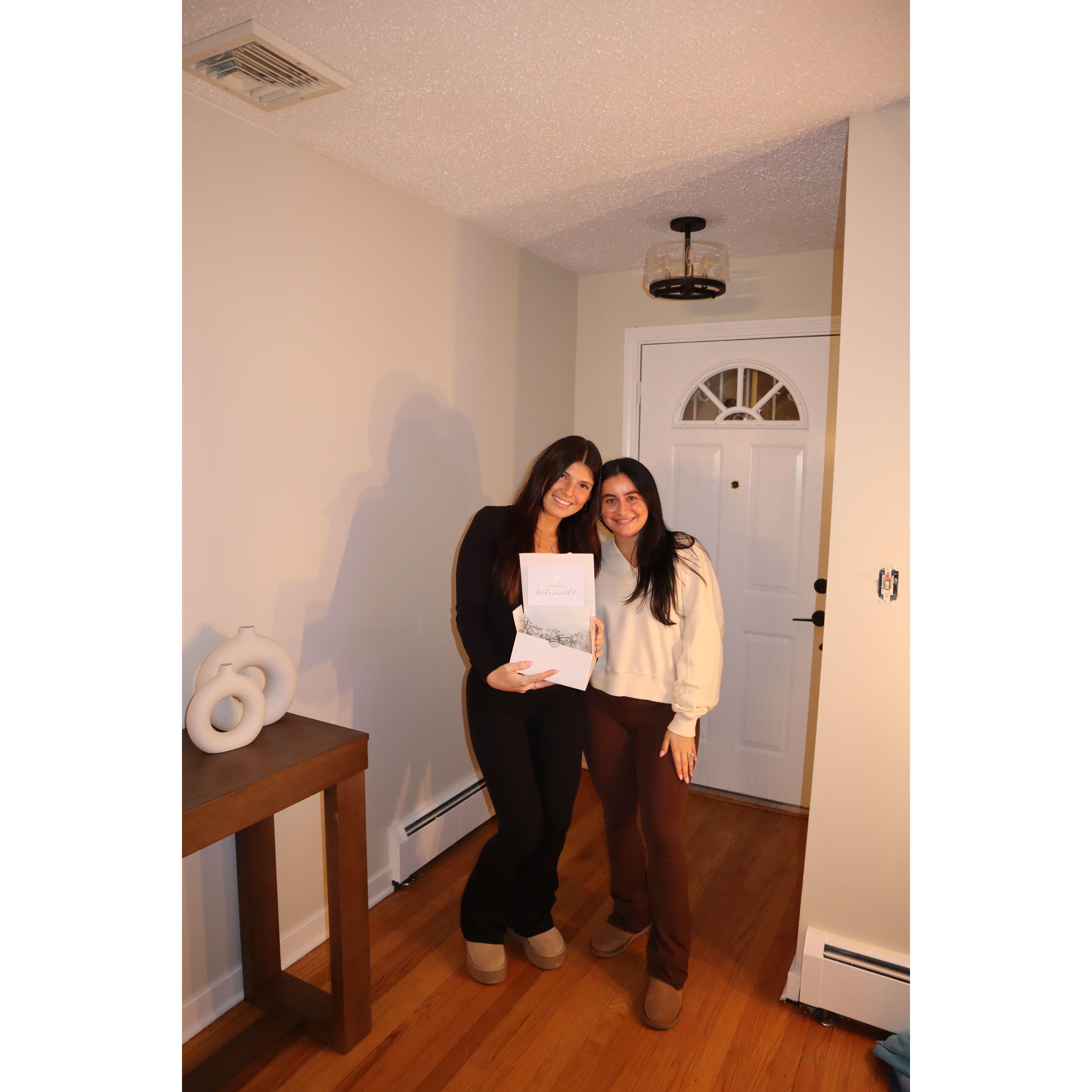 Kayla, a bridesmaid is one of Briannas closest best friends! They have also been friends since early college.