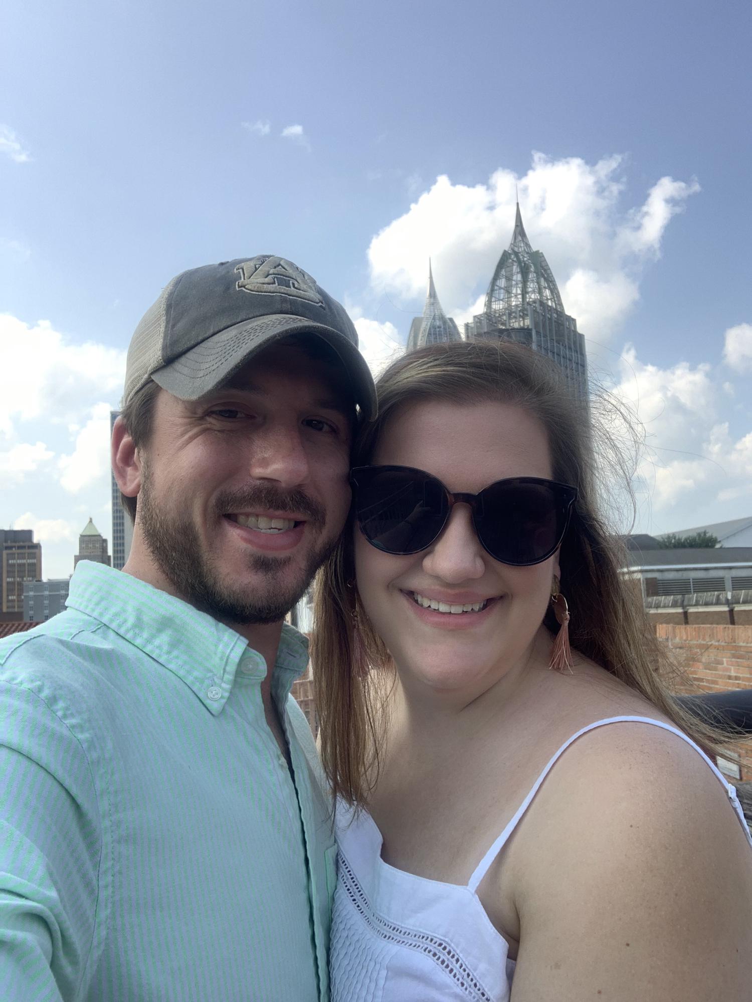 One of our many adventures around Mobile during a weekend visit