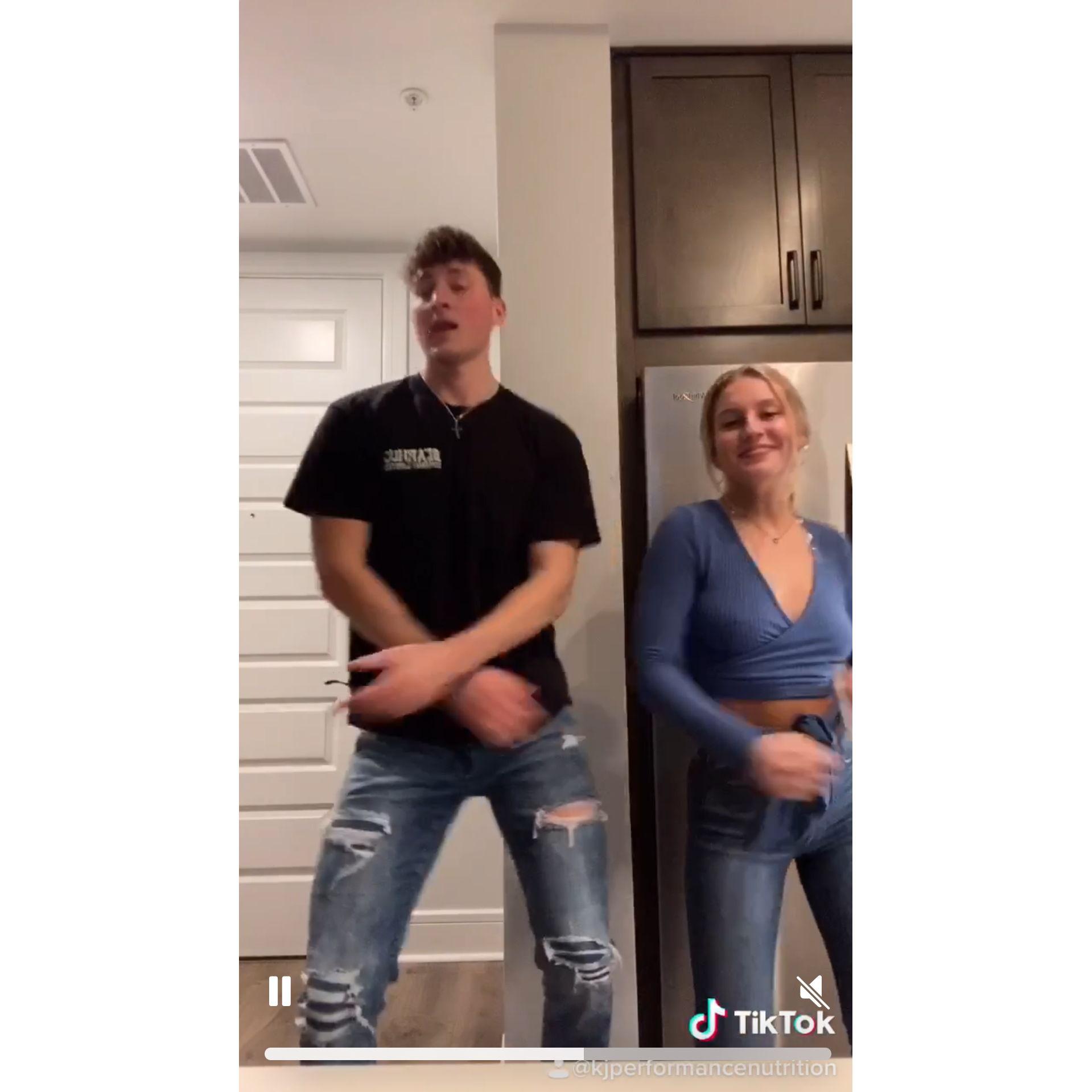 First and only TikTok dance. 2nd night of ever meeting. Cringiest thing we've ever done.